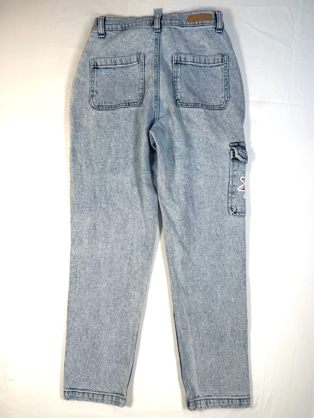JUSTICE x‎ Powerpuff Girls 16 Y2K Denim Jeans Cartoon Graphic Cargo Wide Leg